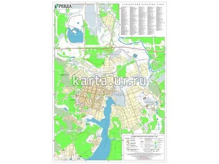 Карта ревды с улицами и домами