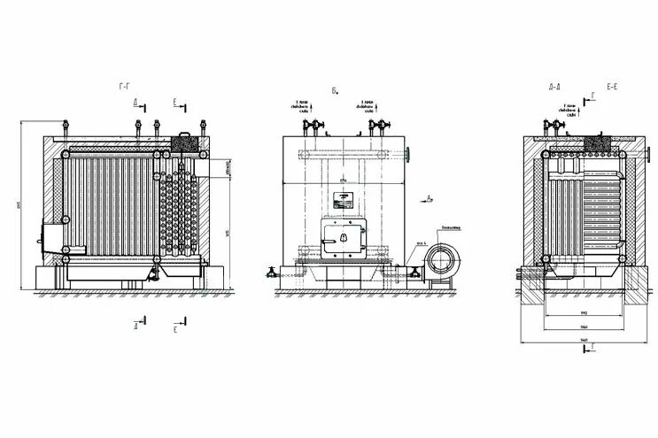 5 чертеж. 8. Кв р 0 5. Котел квр 1. Чертеж котла квр 10 150 из чего состоит.