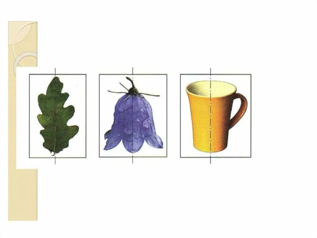 симметричные и несимметричные предметы