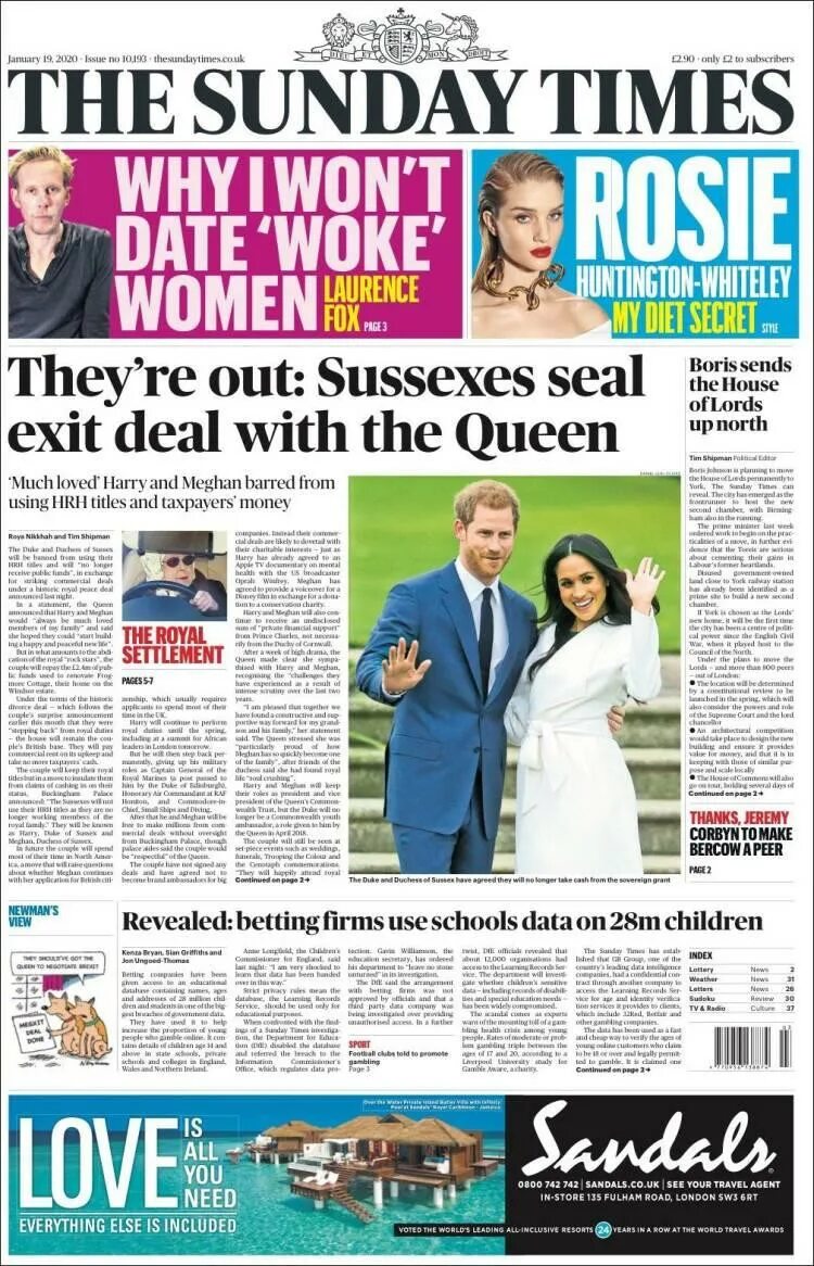 Sunday newspapers. The Sunday times. The Sunday times newspaper. The times and Sunday times. The Sunday times (uk).