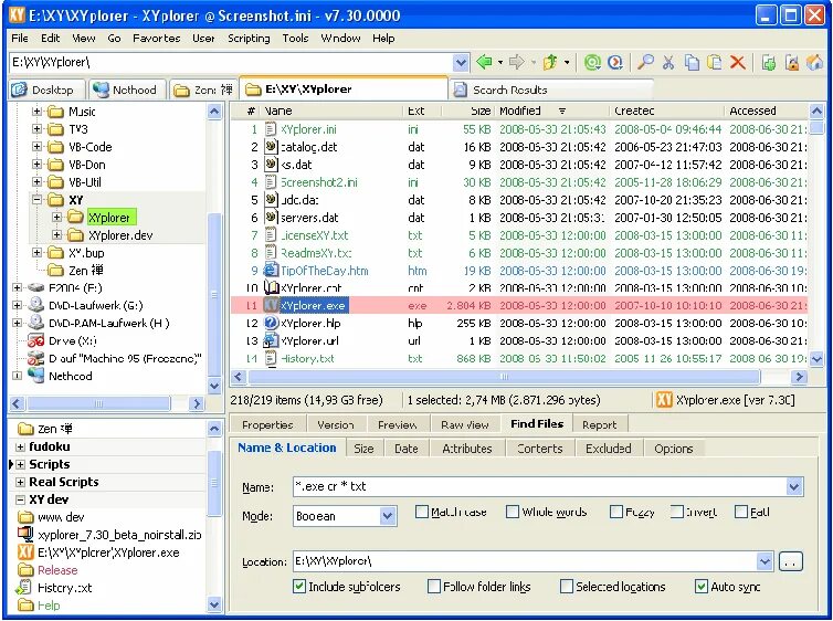 Report files