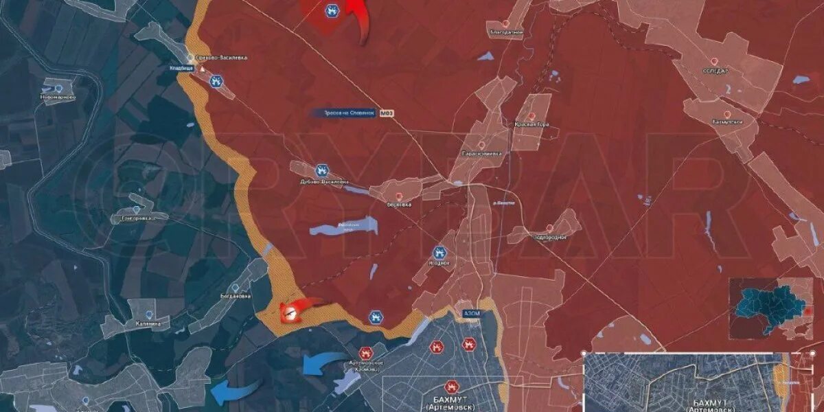 16 03 2023. Карта боевых. Карта военных действий на Украине 2023 на сегодня. Спецоперация карта. Битва за Бахмут карта.