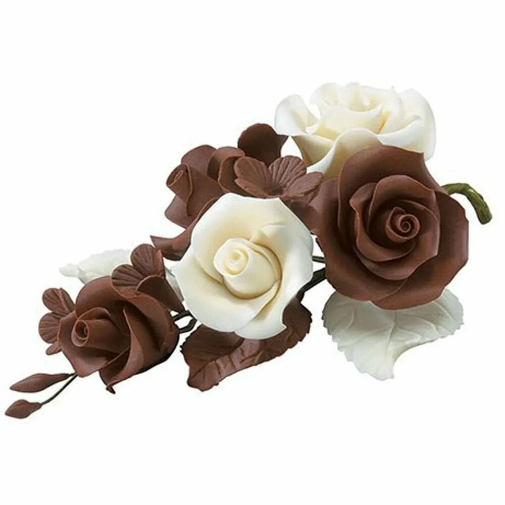 Шоколадные цветы. Шоколадные розы. Композиции из шоколадных цветов.
