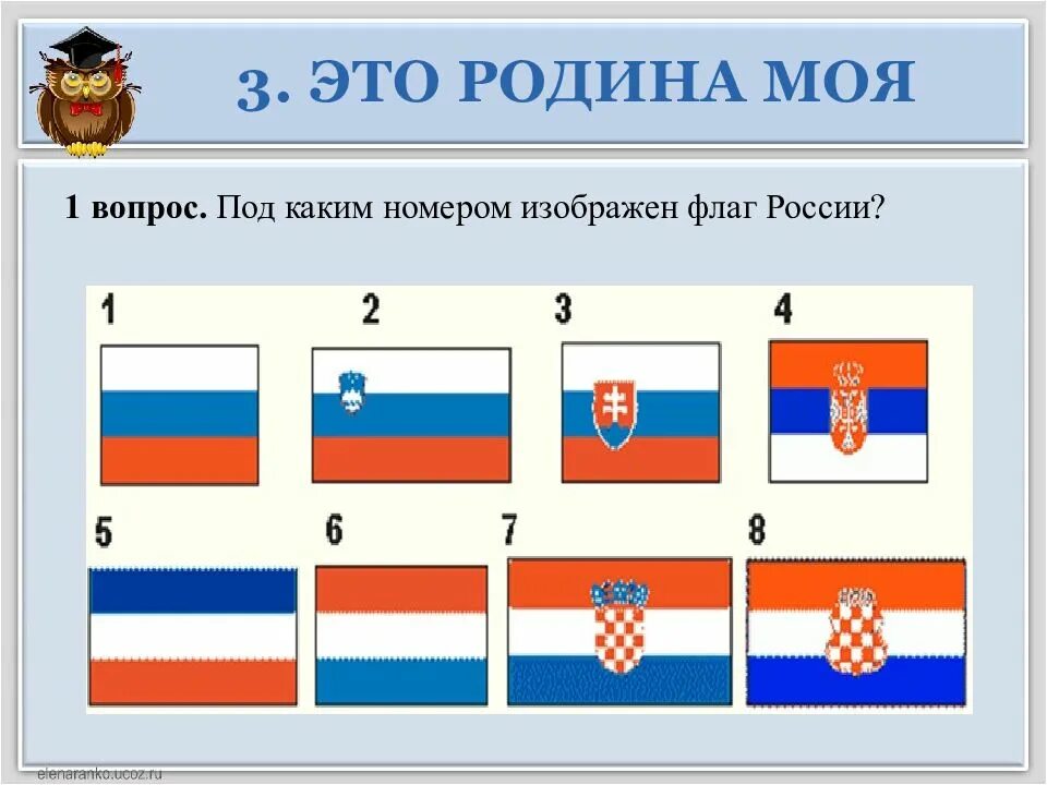 Какой регион флага россии