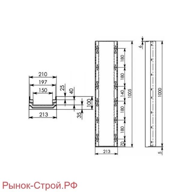 Лотки лв размеры