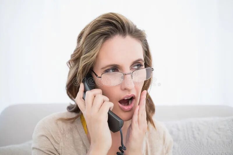 Who is talking on the phone