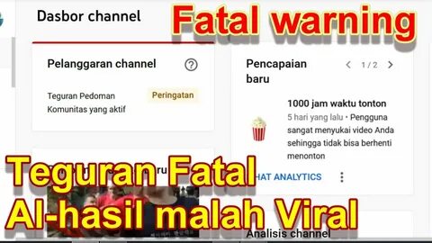 Fatal warning