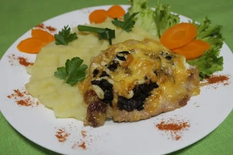 Пюре с грибами