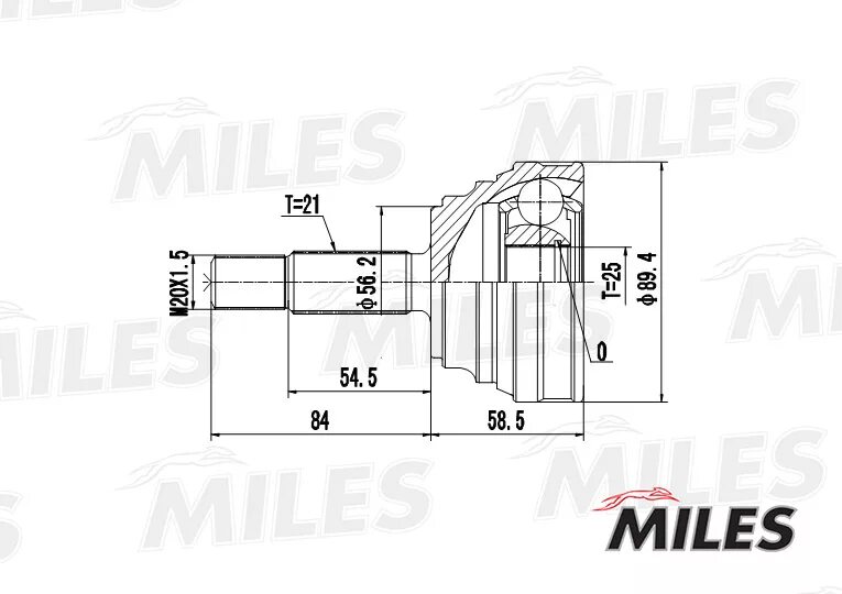 Шрус рено симбол 1.4. Шрус ga20385. Шрус Miles ga20385. Шрус наружный Рено Логан 1. Шрус Miles ga20755.