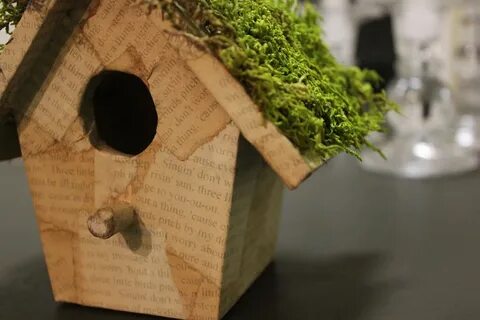 Скворечник из картона своими руками