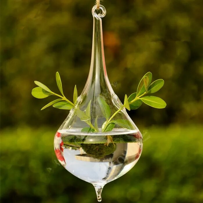 К первой чаше подвесим стеклянный шар. Подвесные стеклянные вазы. Подвесная стеклянная ваза. Стеклянные сосуды для цветов. Ваза капля стеклянная.