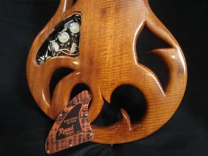 Rigaud Guitars Blog: More of the Beautiful Phoenix Hand Carved Electric.