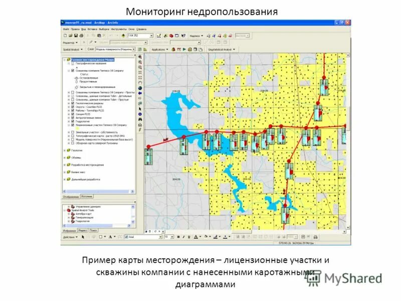 2. Мониторинг участка недр. Геоинформационные системы в нефтегазовой отрасли. Карта активности. Мониторинг участка недр.