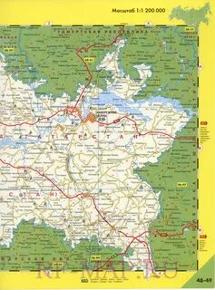 Автомобильную карту татарстана