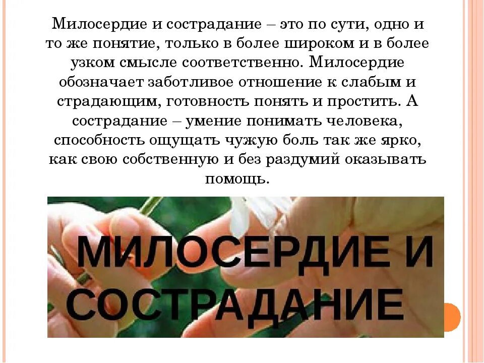 Чувства сострадания рассказ. Понятие Милосердие. Милосердие и сострадание. Рассказать о милосердии. Милосердие понятие для детей.