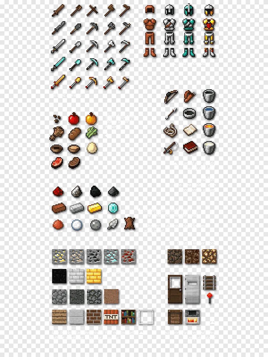 Items in minecraft