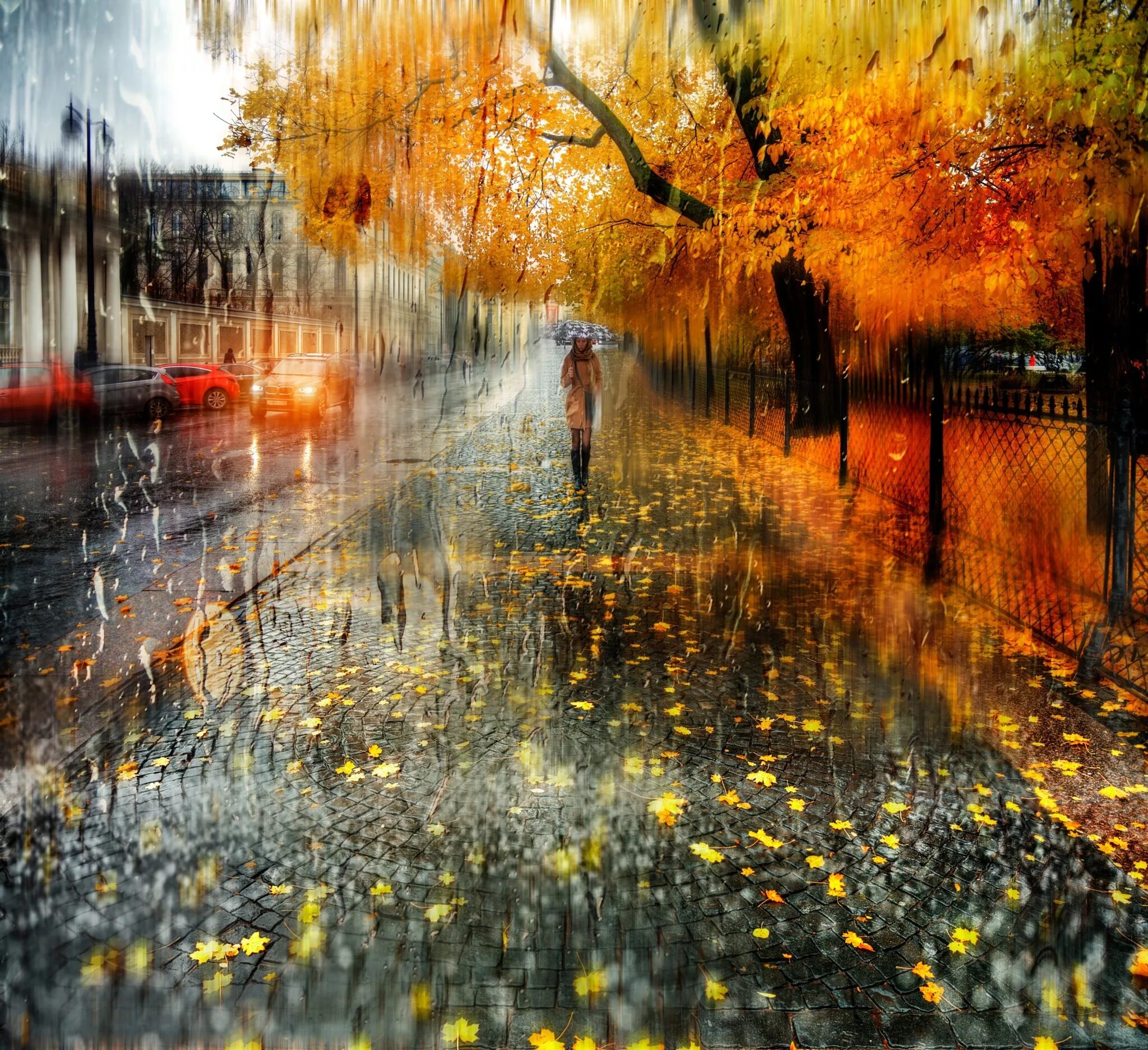 Самый дождливый месяц лета. Дождливая осень. Осень дождь. Осень в городе.