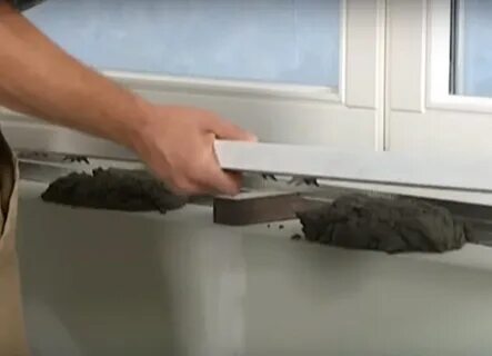 Устанавливаем подоконник на пластиковые окна своими руками