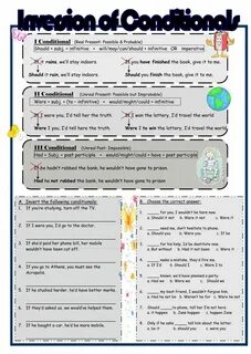Conditionals worksheets pdf