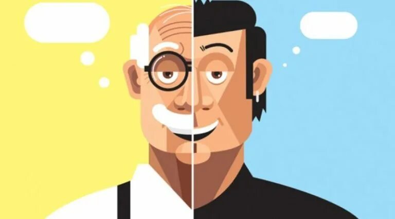 The generation gap shows different. The generation gap shows different