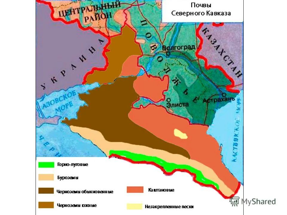 Почвенная карта европейского Юга. Почвенная карта Северного Кавказа. Европейский Юг Северный Кавказ почвы. Почвы Северо Кавказского района.