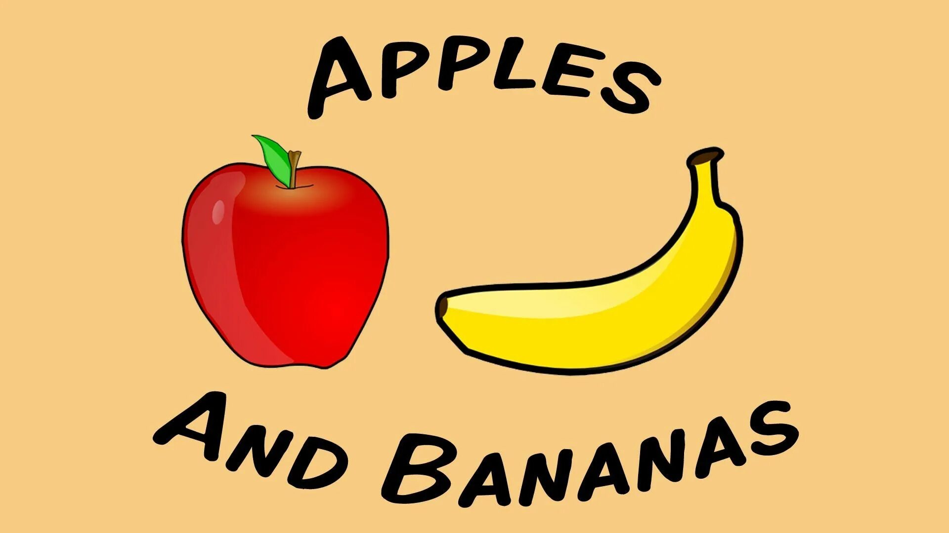 Яблоки и бананы. Банан рисунок. Рисунок яблок и бананов. Банан по английскому. They like bananas