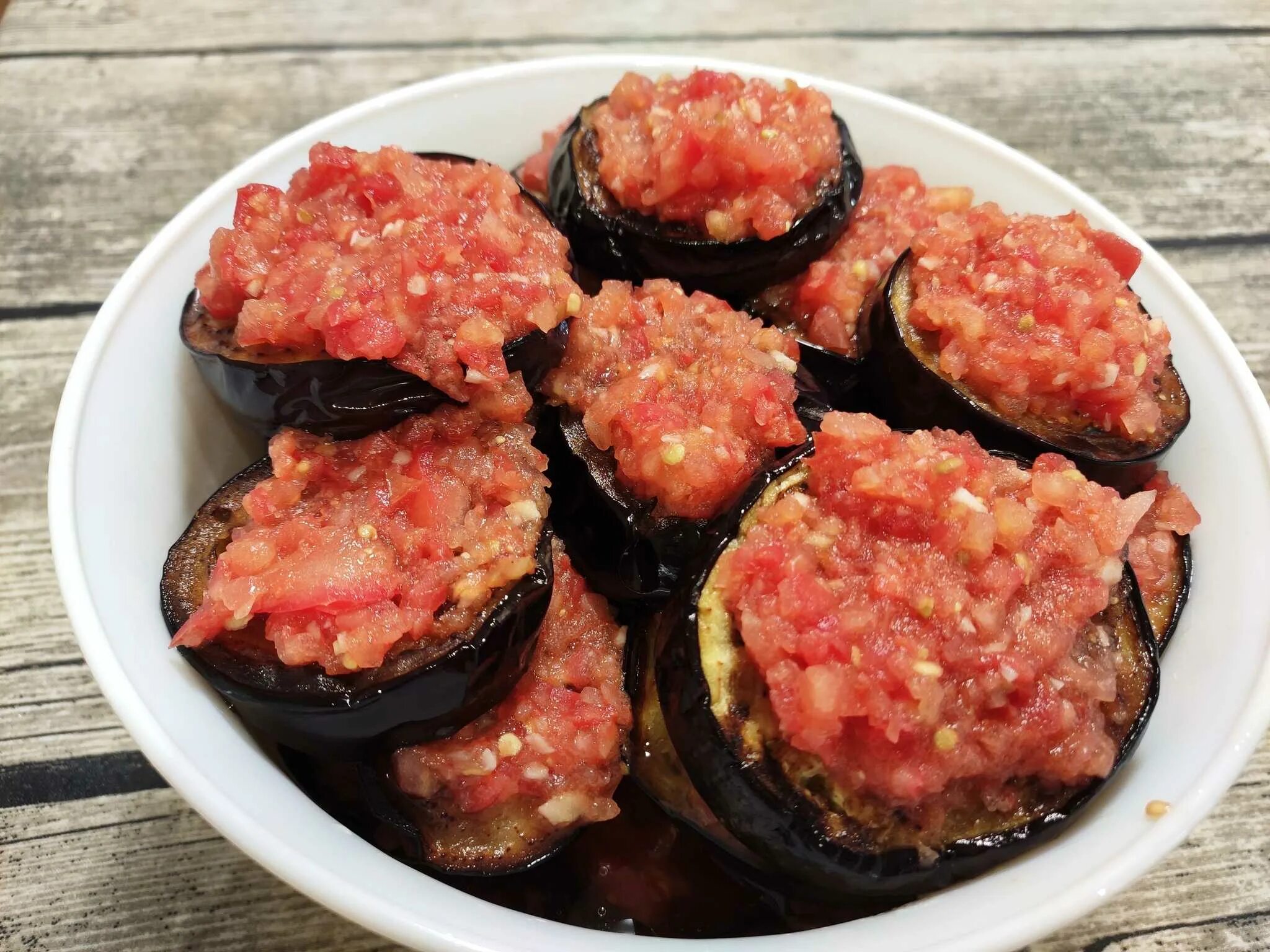 Рецепт вкусных баклажан с помидорами