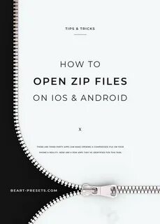 HOW TO OPEN & COMPRESS ZIP FILES FOR IOS/ANDROID USERS Party Apps, Ligh...