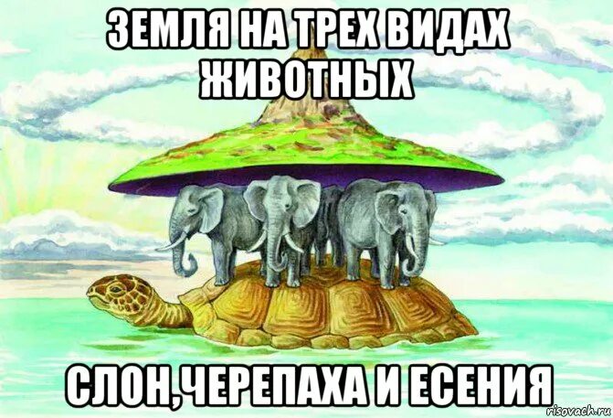 На чем держится мир. Земля на слонах и черепахе. Земля на черепахе и слонах и китах. Плоская земля на трех слонах. Слоны на черепахе.