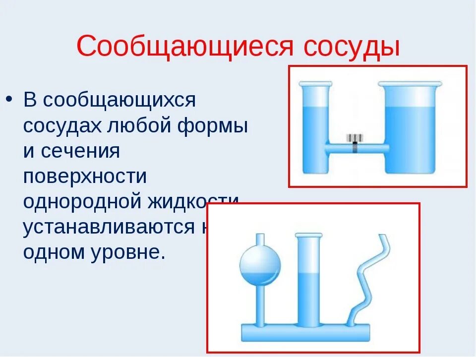 Какой сосуд называется. Совмещенные сосуды физика. Сообщающиеся сосуды физика. Принцип сообщающихся сосудов. Сообщающийся сосуд.