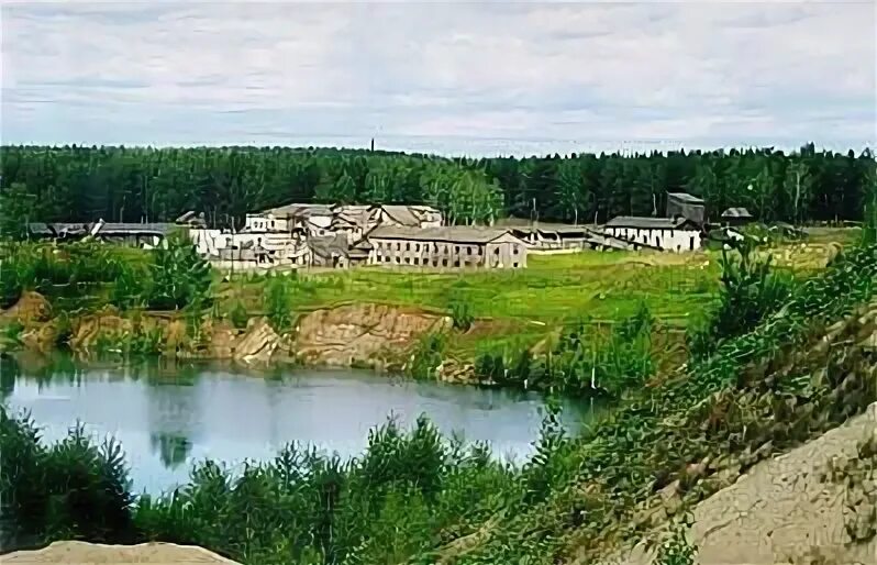 Поселок асбест сысертский. Рудник асбест.