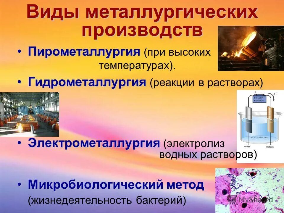отрасли цветной металлургии в россии. структура отрасли цветной металлургии в россии. какие виды металлургии. состав отрасли цветной металлургии. методы получения металлов основанные на химических реакциях.