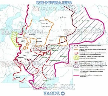 Контурная карта во второй половине 16 века