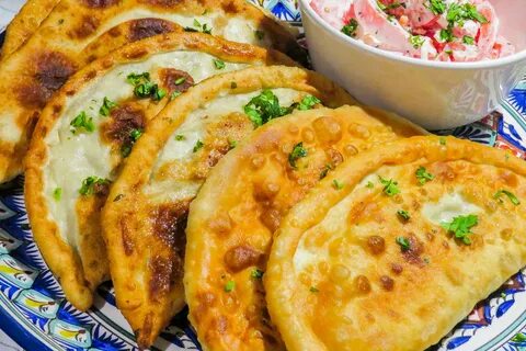 Чебуреки с сыром и зеленью рецепт