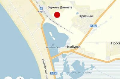 Анапа красный карта