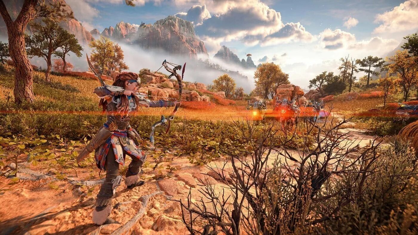 Horizon открытый мир. Хорайзон Форбидден Вест. Horizon Zero Dawn ps5. Игра Horizon Forbidden West. Horizon Запретный Запад.