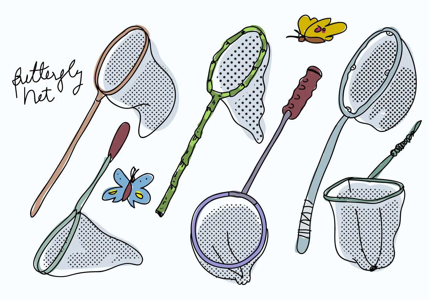Drawing net. Drawing net