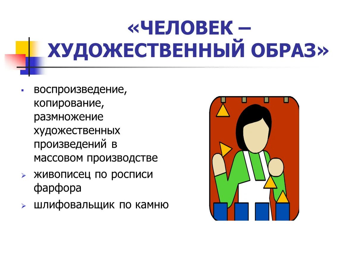 Человек художественный образ сообщение. Человек художественный образ. Человек художественный образ профессии. Человек худ образ профессии. Профессии типа человек художественный образ.