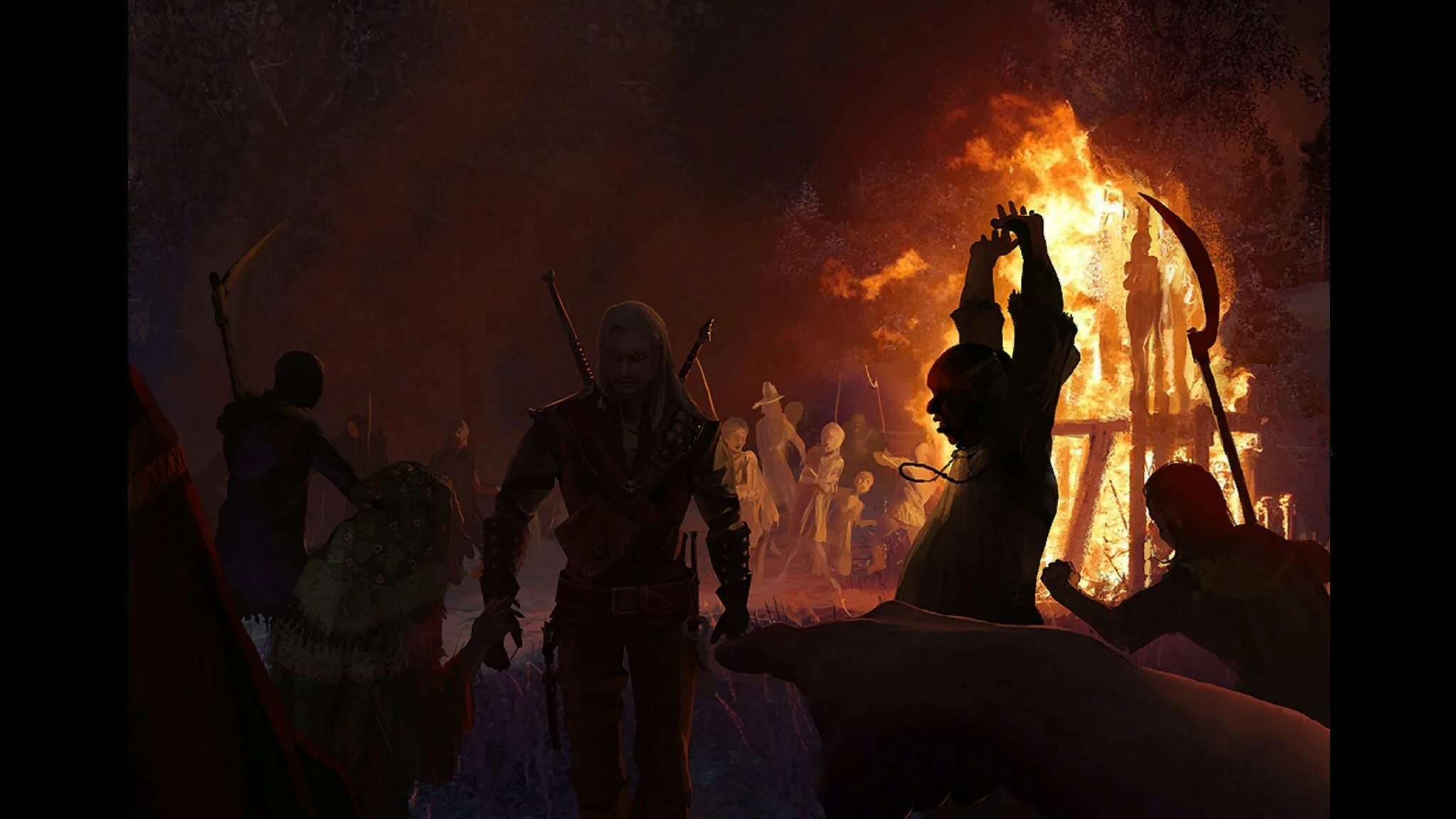 роланд ведьмак 1. ведьмак enhanced edition. культ вечного огня ведьмак 3.