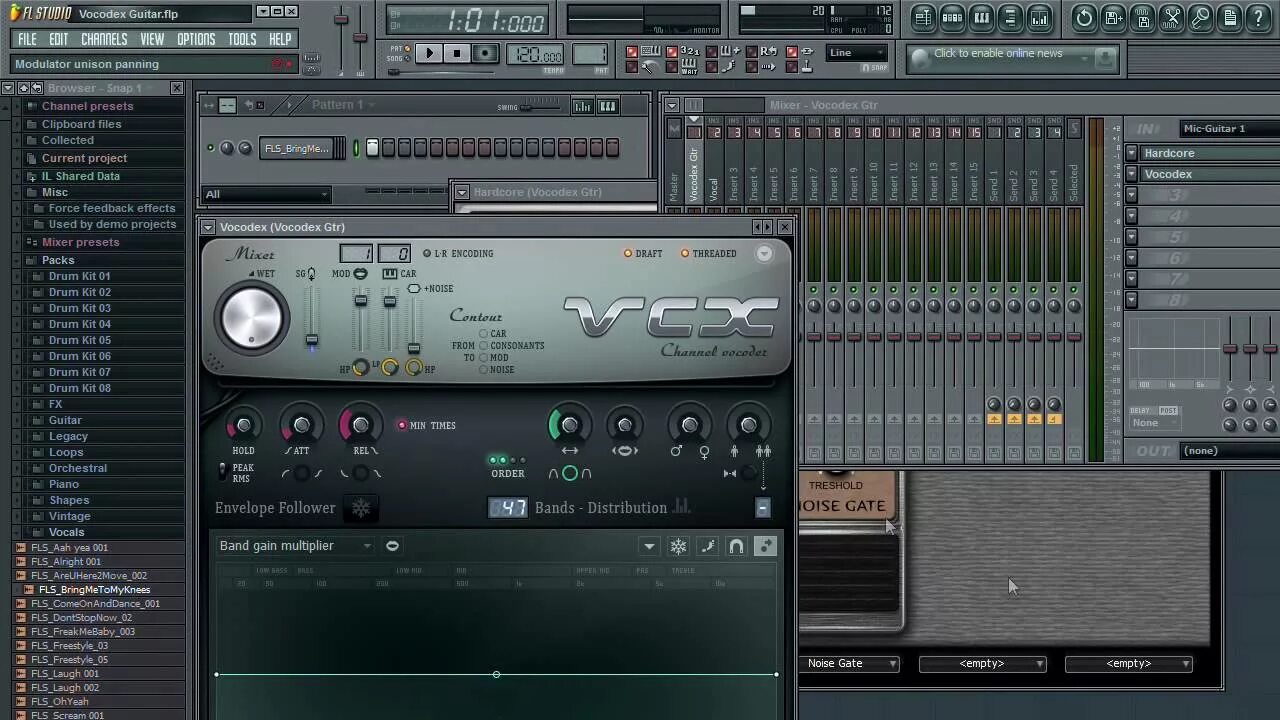 Вокодер фл студио. Image line Vocodex. FL Studio Vocodex. Фл студио роутинг.