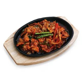 Жареная кимчи с курицей