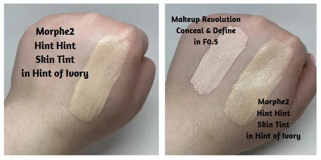 Morphe hint hint skin tint. Morphe hint hint skin tint оттенки. morphe тональный тинт hint. morphe hint hint skin tint свотчи.