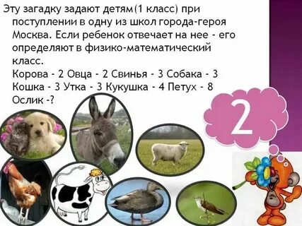 Осел 2 собака 3 корова 2