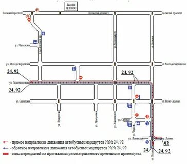 Схема движения общественного
