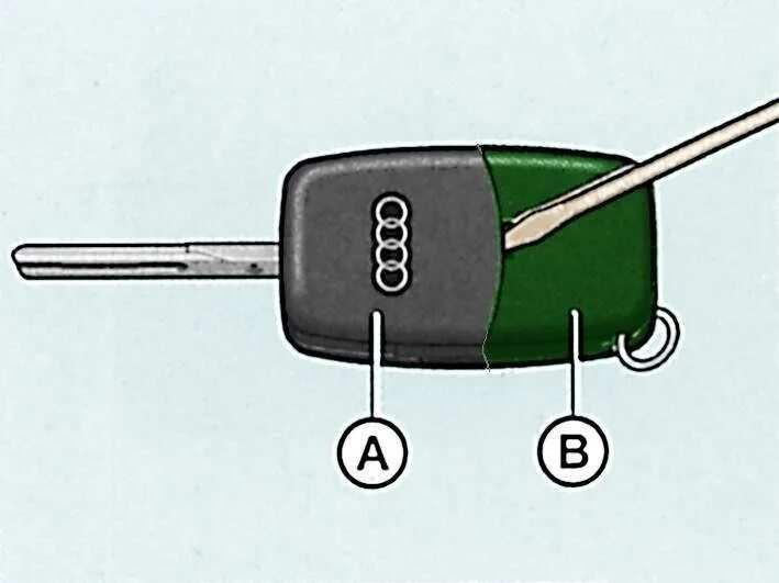 Ауди А6. Замена батареи. Audi A6 / 82ab46