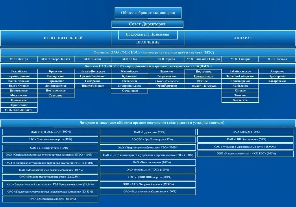 Акционеры служба. Организационная структура ПАО Россетти. Организационная структура ФСК ЕЭС. Организационная структура компании Россети. Организационная структура ОАО ФСК ЕЭС.