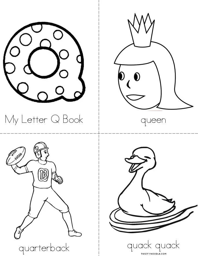 My letter book. Q Letter book. Letter q for Kids. Letter QQ.