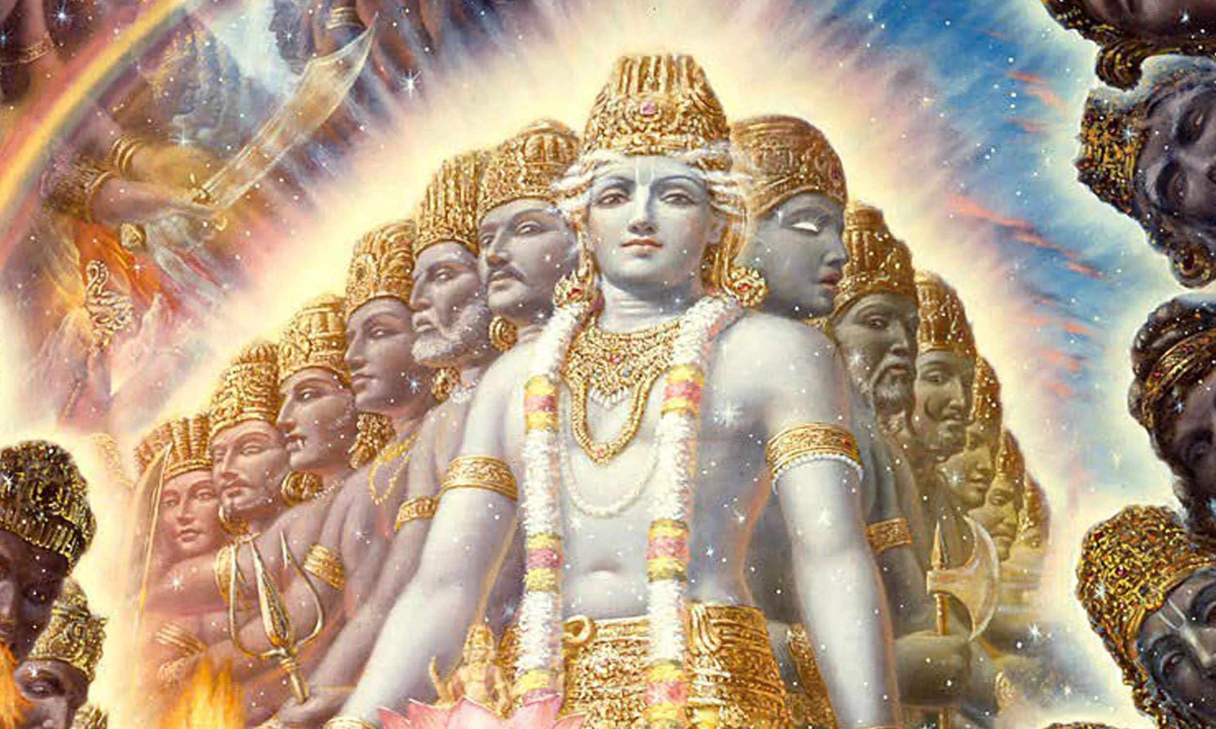 кришна и арджуна на курукшетре. язычество бог перун. апсара рамбха и вишвамитра. бог брахма в индии. брахман параматма бхагаван.