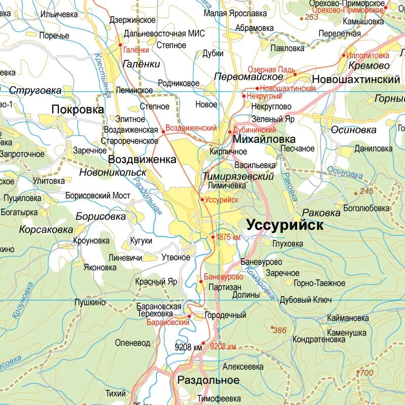 Уссурийск какой край. Уссурийск на карте Приморского края. Город Уссурийск на карте. Карта Уссурийского района. Уссурийск на карте России.