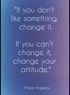 You can change your